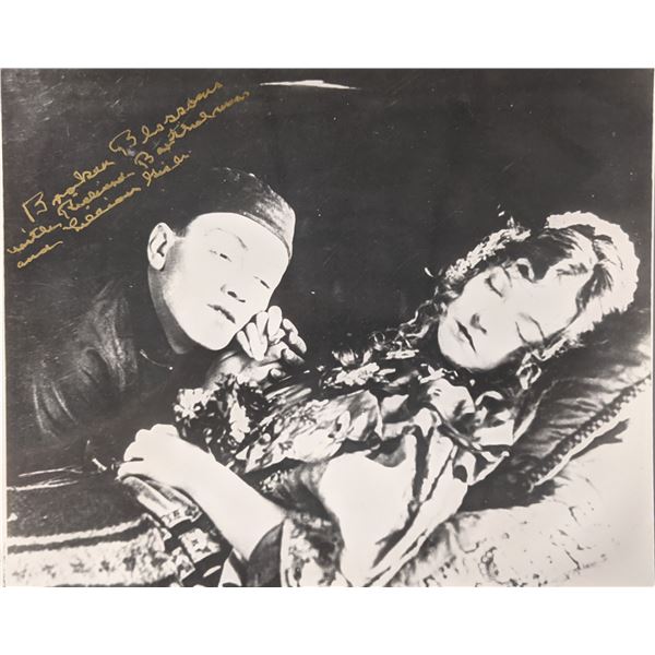 Lillian Gish signed photo