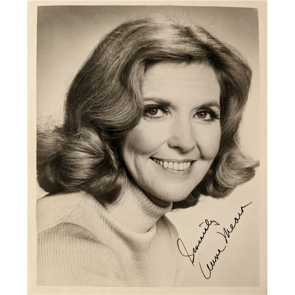 Anne Meara signed photo