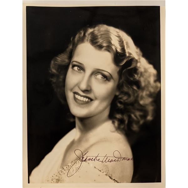 Jeanette MacDonald signed photo