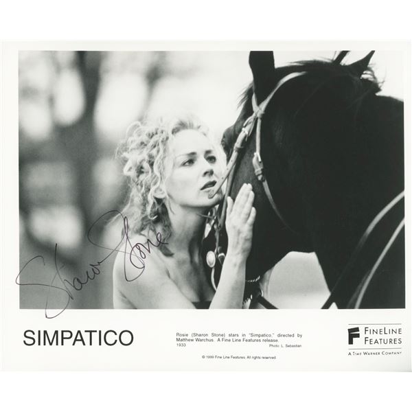 Sharon Stone signed photo