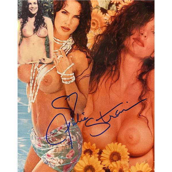 Julie Strain signed photo collage