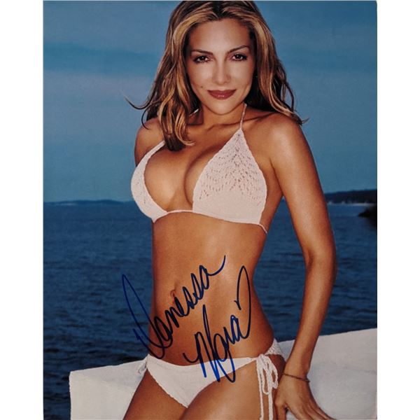 Model signed photo