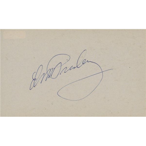 Elvis Presley signature cut