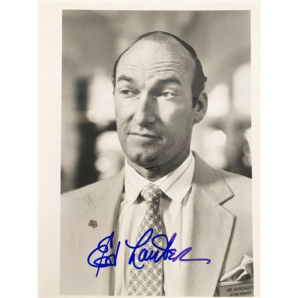 Ed Lauter signed photo