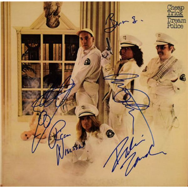Cheap Trick Dream Police signed album