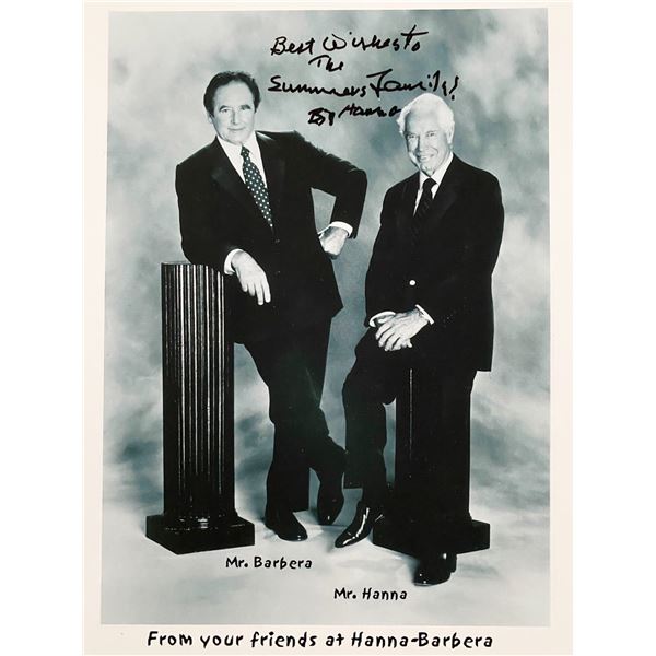 Bill Hanna signed photo