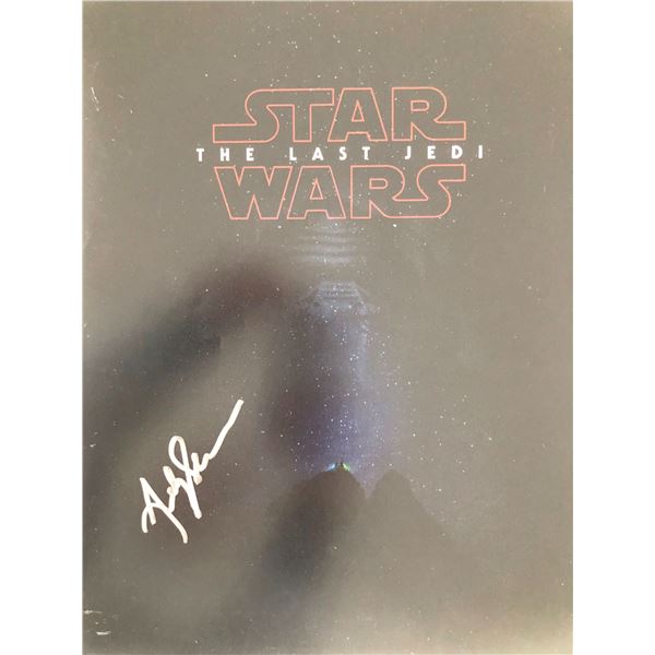 Star Wars: The Last Jedi Andy Serkis signed movie poster