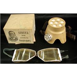 Govers Respirator & Safety Glasses