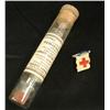 Image 1 : 1949 Red Cross Pin & Penicillin Bottle