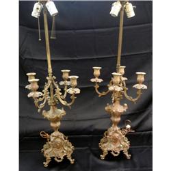 Pair of Ornate Table Lamps