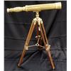 Image 1 : Unmarked Brass Telescope with Tripod