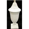 Image 1 : Milk Glass  Covered Urn