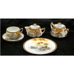 Litho pane Tea Set.  