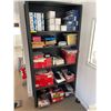Image 2 : 88in tall metal shelf w/ office supplies contents