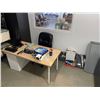 Image 3 : Large group of office furniture - includes 2 desks/ 2 office chairs sideboard/cabinet etc.
