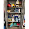 Image 1 : Large group of misc. & cleaning supplies - includes shop towels/ hard hats/ ink cartridges/ protecti