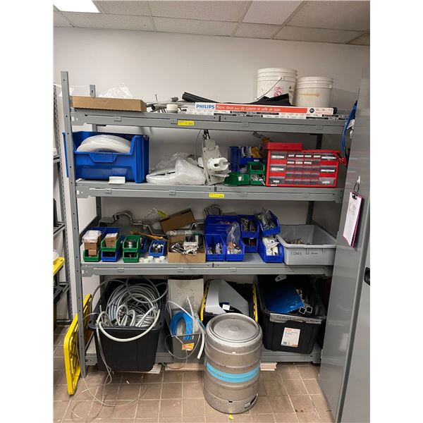 4 tier heavy-duty metal shelving rack - includes 2 uprights and 8 ...