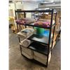 Image 1 : 5 tier industrial shelving rack - approx. 4ft wide x 18in depth x 6ft height(CONTENTS NOT INCLUDED)