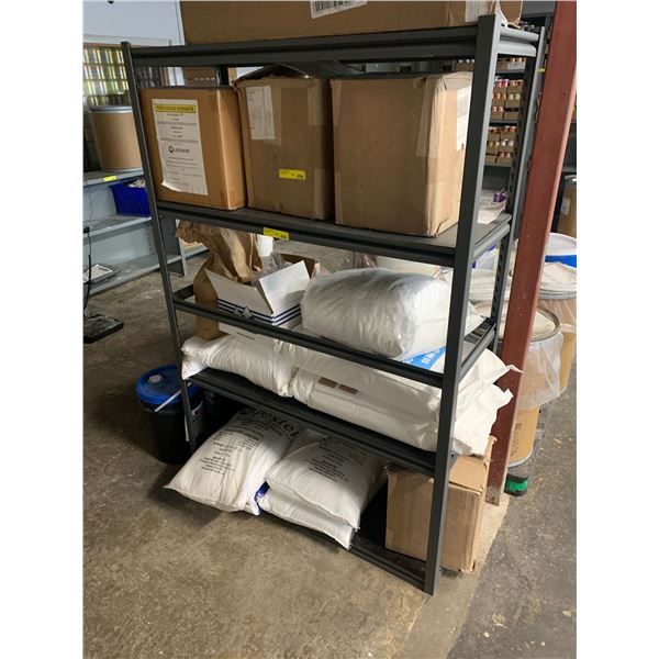 5 tier industrial shelving rack - approx. 4ft wide x 18in depth x 6ft ...