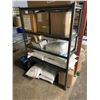 Image 1 : 5 tier industrial shelving rack - approx. 4ft wide x 18in depth x 6ft height(CONTENTS NOT INCLUDED)