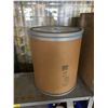 Image 2 : Group of misc. - includes empty beer cans/ can handles/ Uline fibre drum/ 3M Hot Melt Adhesives (sca