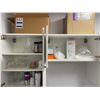 Image 2 : Large group of assorted lab items - includes beverage flavourings/ glass bottles/ funnels/ Pyrex bea