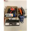 Image 1 : Group of misc.  tools - Includes Black and Decker 7 1/4In Saw/ kilo tech weighing scale  etc