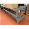 Image 2 : Group of Three metal ULINE Tables - Approximately 6ft. Wide x 3ft. High