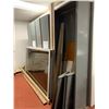 Image 1 : Group of Three Cabinet and Two Glass Doors (One Cabinet without doors)