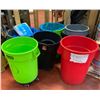 Image 2 : Group of Seven Garbage bins without lids