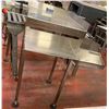 Image 1 : Stainless steel table. Approximately 2ft. Wide (Restaurant Grade)