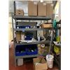 Image 1 : Group of Two 4 tier industrial shelving rack (CONTENTS NOT INCLUDED)