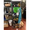 Image 2 : Group of Two 4 tier industrial shelving rack (CONTENTS NOT INCLUDED)