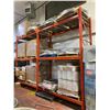 Image 1 : Complete set of Industrial Pallet Racking w/mesh deckings- includes 3 Vertical Uprights (approx. 13f