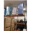 Image 1 : Complete set of Industrial Pallet Racking w/mesh deckings- includes 3 Vertical Uprights (approx. 16