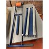 Image 2 : Large group of misc. Uline products - includes NEW 24in shrink film dispenser/label dispenser/tapes