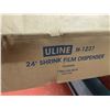 Image 5 : Large group of misc. Uline products - includes NEW 24in shrink film dispenser/label dispenser/tapes