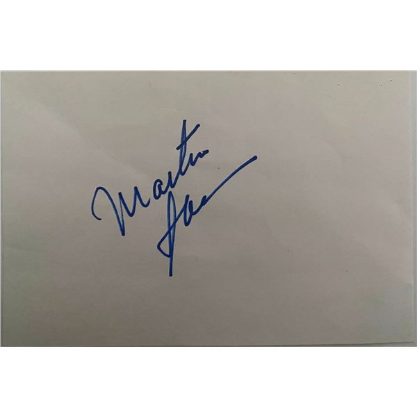 Martin Sheen original signature