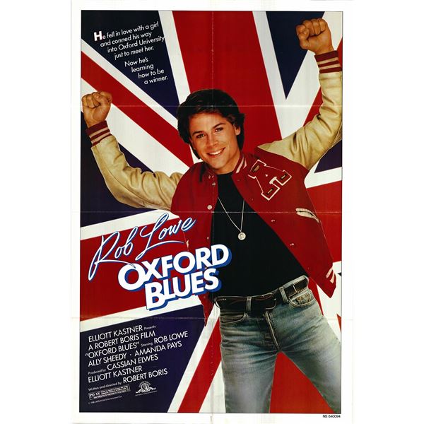 Oxford Blues original 1984 vintage one sheet movie poster