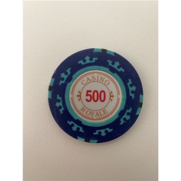 James Bond Casino Royale poker chip