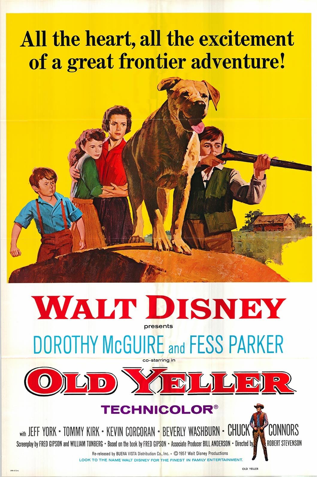 old-yeller-original-1957r-vintage-one-sheet-movie-poster