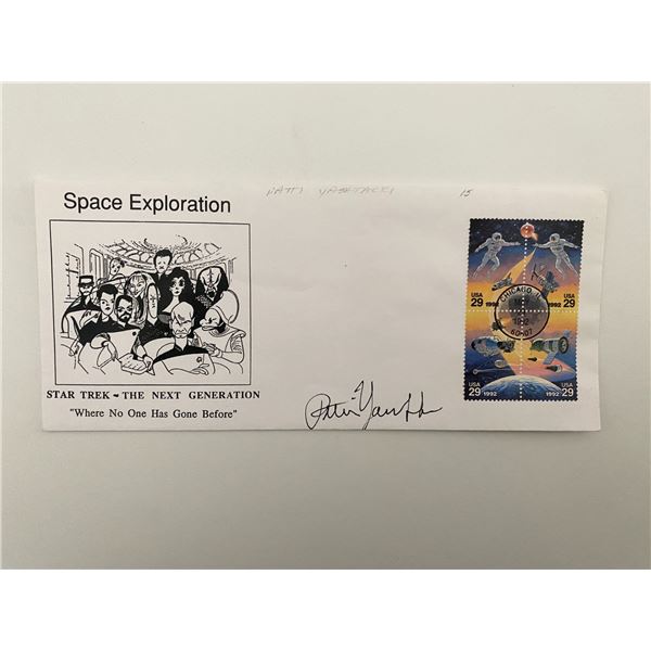 Star Trek: The Next Generation Patti Yasutake signed cover