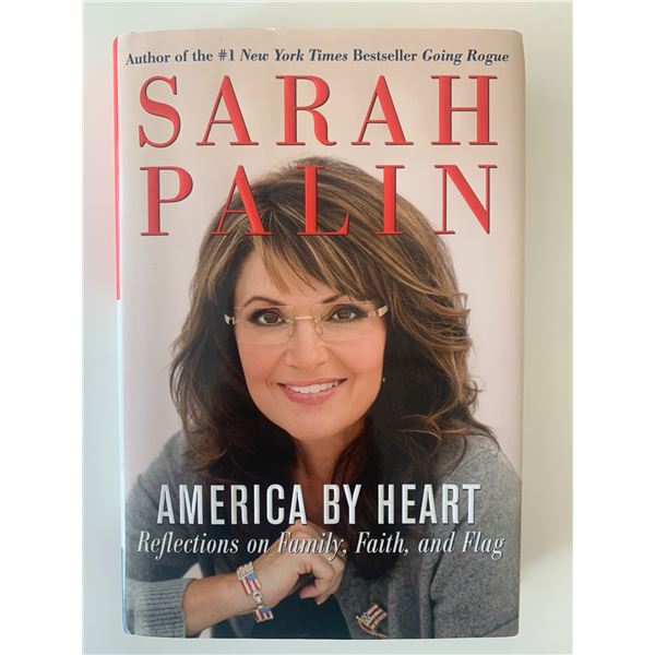 Sarah Palin America By Heart signed book