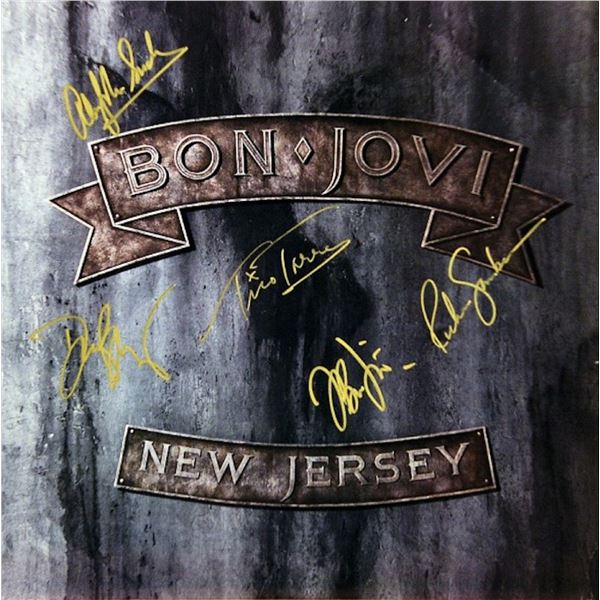 Bon Jovi signed New Jersey album