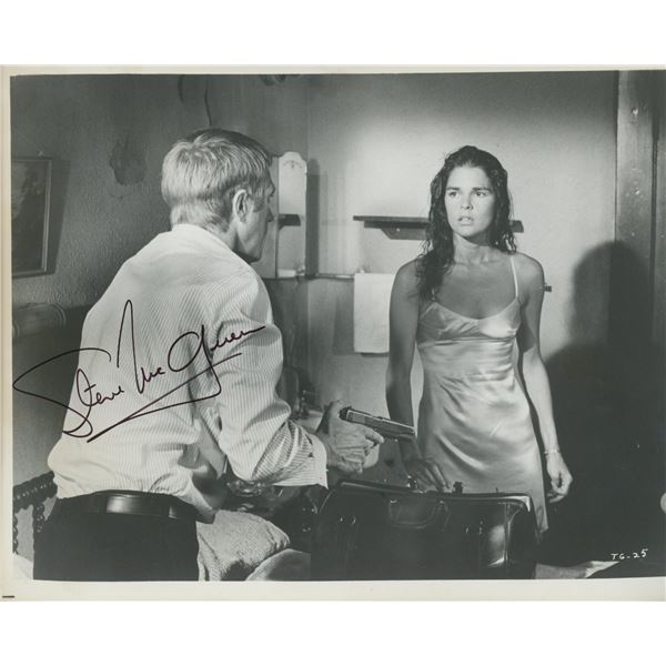 Steve McQueen signed movie photo