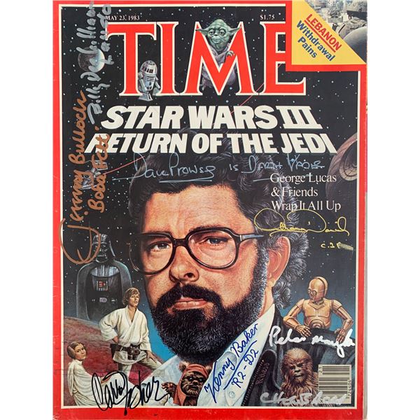 Star Wars cast signed Time magazine