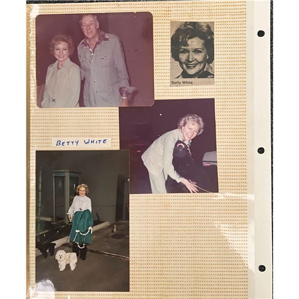 Betty White photo album page