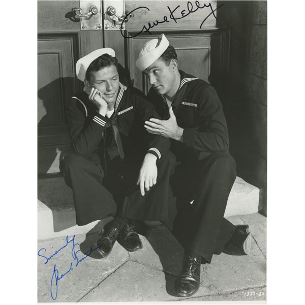 Frank Sinatra/ Gene Kelly signed movie photo