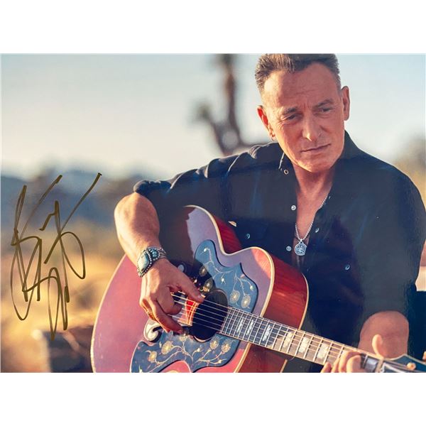 Bruce Springsteen signed photo