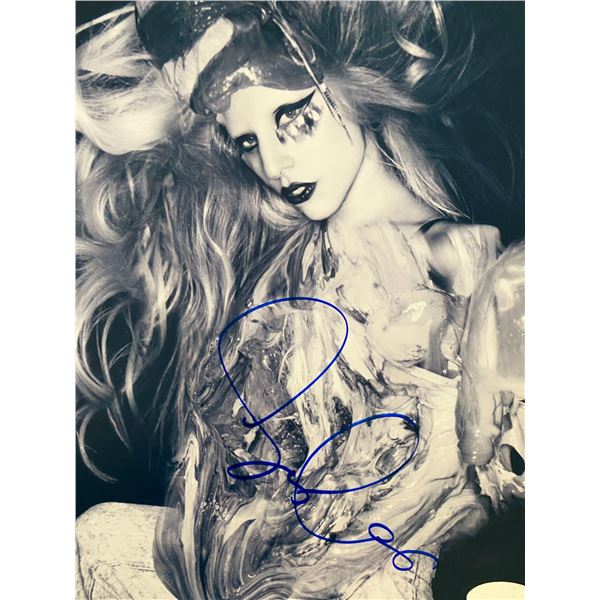 Lady Gaga signed photo